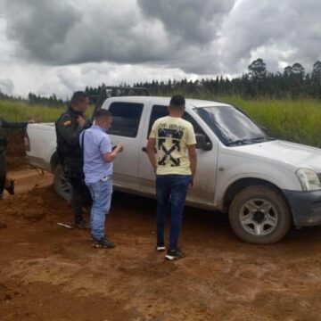 POLICÍA RECUPERÓ CAMIONETA QUE HABÍA SIDO HURTADA EN EL NORTE DE POPAYÁN