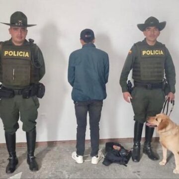 CAPTURADO TRANSPORTANDO MARIHUANA EN TERMINAL DE POPAYÁN