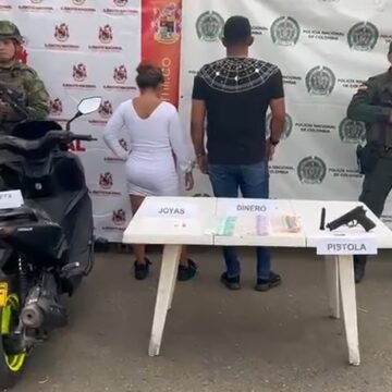 POLICÍA FRUSTRÓ ASALTO A VARIOS COMERCIANTES EN SANTANDER DE QUILICHAO.