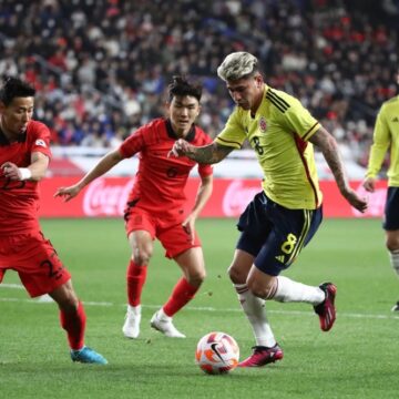 POR FECHA FIFA, COLOMBIA EMPATÓ CON COREA DEL SUR