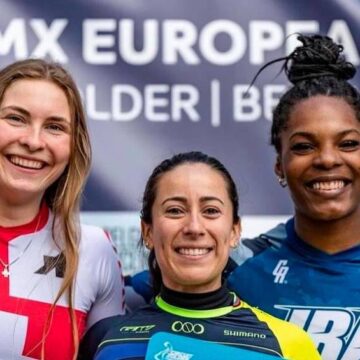 MARIANA PAJÓN SE BAÑÓ EN ORO EN LA COPA EUROPEA DE BMX