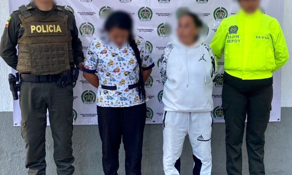 Dos mujeres capturadas por participar en el robo de motos en Popayán, Cauca