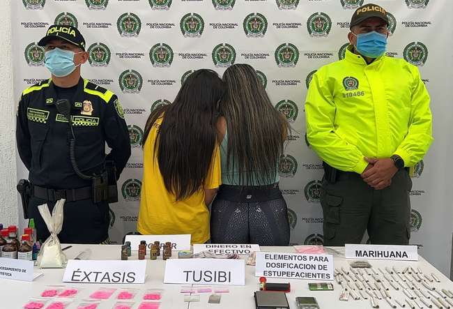 Dos mujeres capturadas por tráfico de estupefacientes en la capital del Cauca