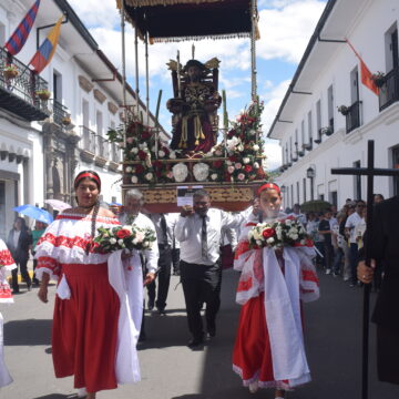 La procesión del Santo Ecce Homo por la paz en el Cauca