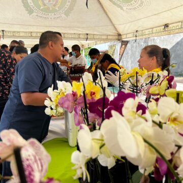 Mercado campesino en el comando de Policía en Popayán