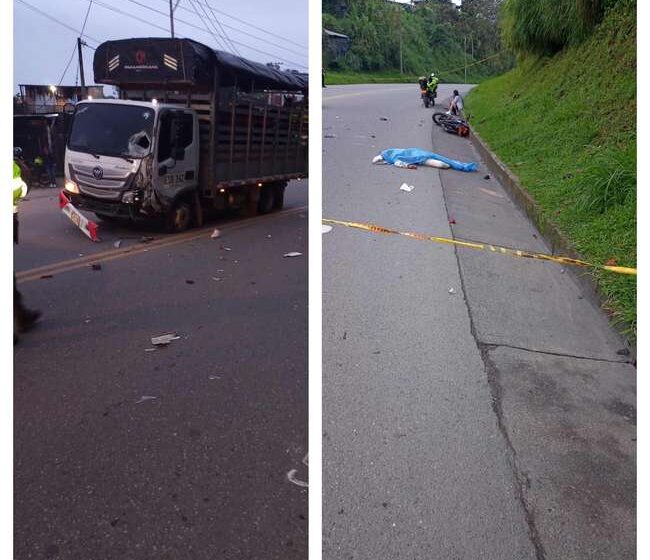 Mortal accidente de tránsito en la variante sur de Popayán