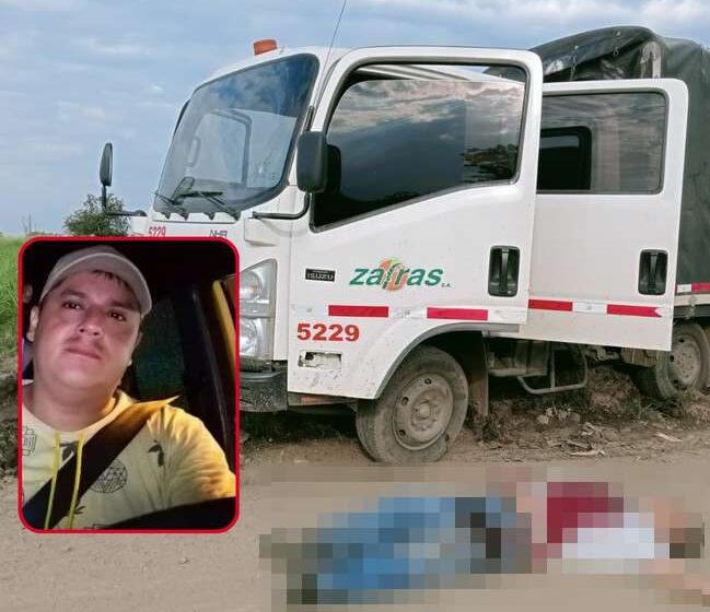 Delincuentes asesinaron a Milton Fabián Burgos cuando conducía un camión por el norte del Cauca