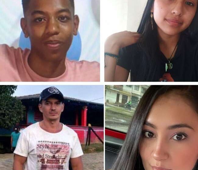 Cuatro desparecidos en el Cauca en menos de quince días