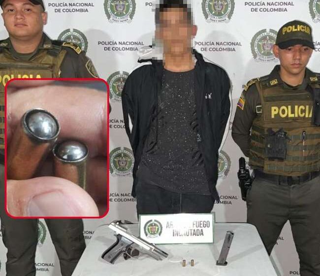 Santander de Quilichao: capturado por el delito de porte ilegal de armas de fuego