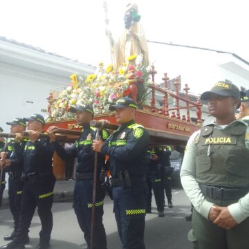 La procesión de la virgen de Belén en Popayán