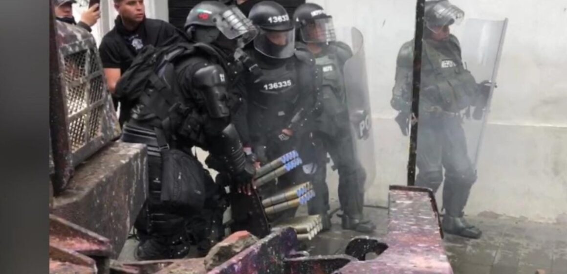 Cargos a cinco policías del Esmad, por presunto uso irregular del lanzador Venom durante protestas en Popayán