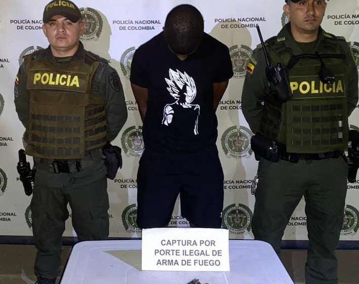 Capturado por porte ilegal de armas de fuego en Puerto Tejada, Cauca