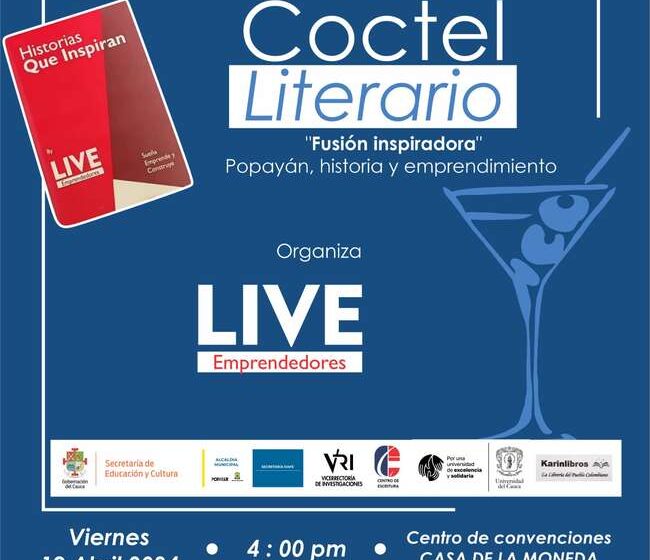 Coctel Literario, impulsando la cultura, la lectura y el emprendimiento en Popayán