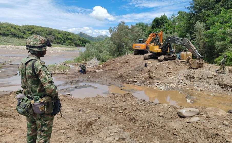 Operativo militar contra la minería ilegal en el sur del Cauca