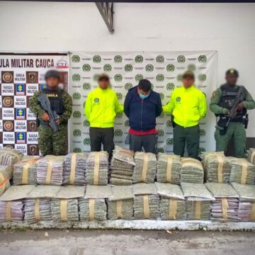 Policía capturó a un hombre con 248 Kilos de marihuana en importante incautación