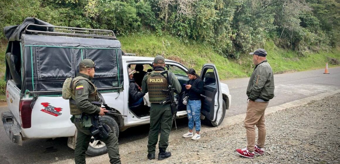 Policía realizó acciones de control y seguridad en el municipio de Puracé