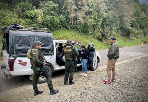 Policía realizó acciones de control y seguridad en el municipio de Puracé