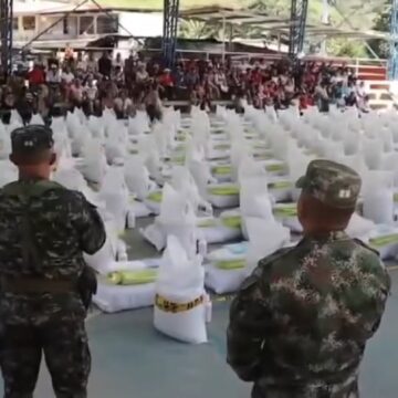 Entregan más de 10 toneladas de fríjol en Argelia, en el marco de la campaña Misión Cauca